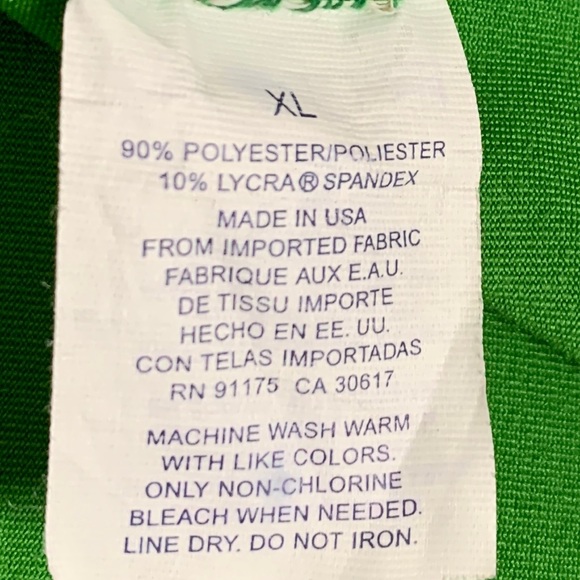 FILA Green Short Sleeves Size XL - Picture 7 of 8